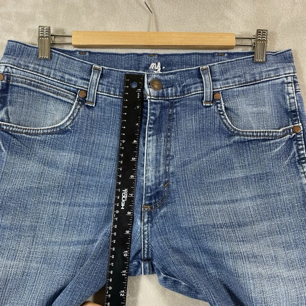 Wrangler Retro Slim Boot Jeans Mens 34x34 Medium Wash Denim 77MWZLL